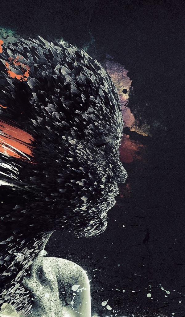 Голова девушки