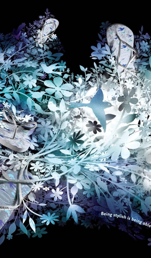 Тапочки и птица