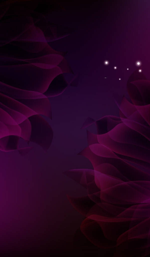 Абстрактные цветы и листья