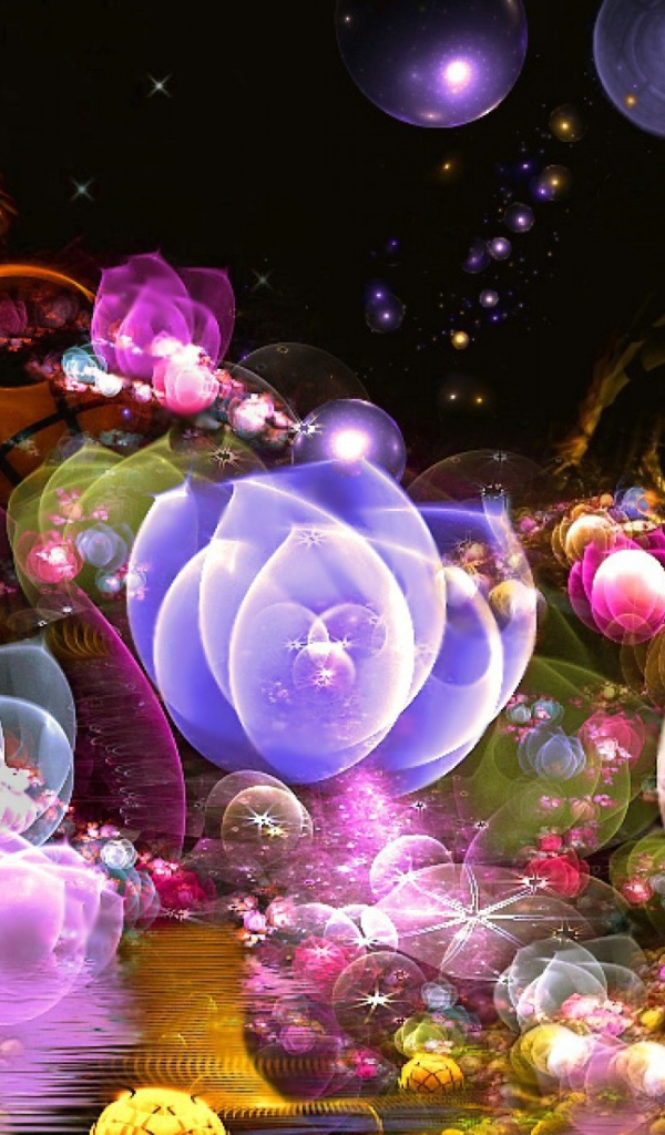 Абстракция с пузырями