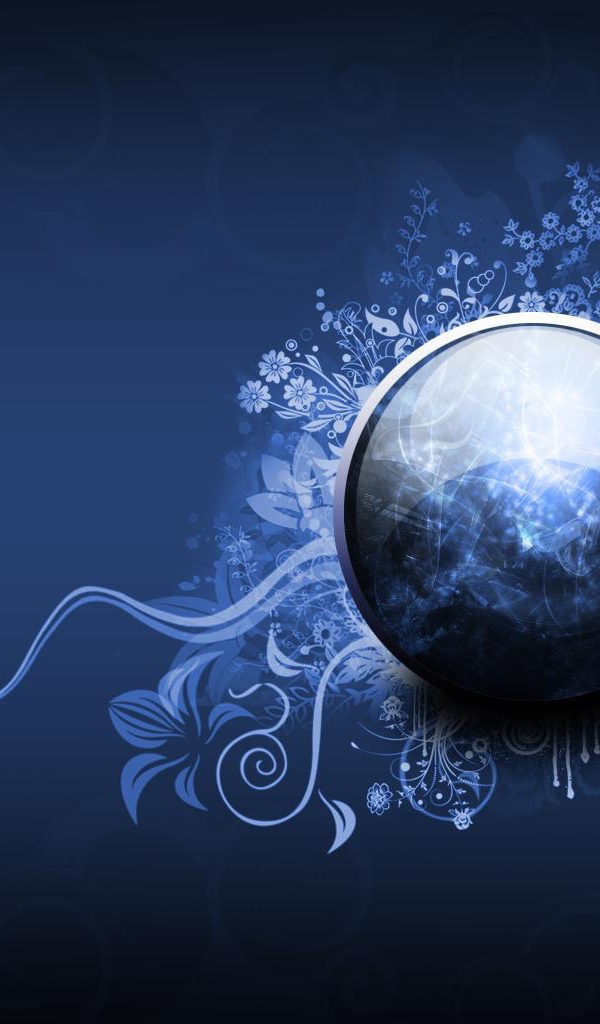 Шар с цветами