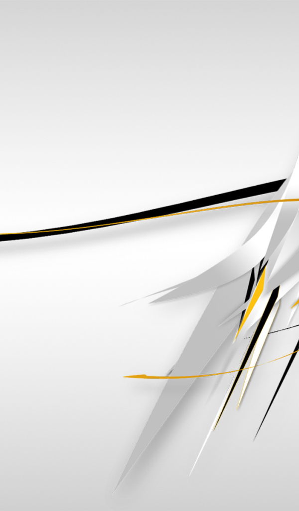 Черная и желтая линия