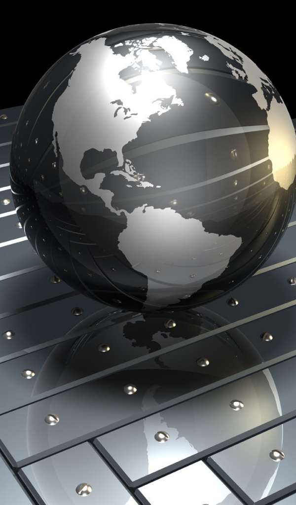 Абстракция с земным шаром