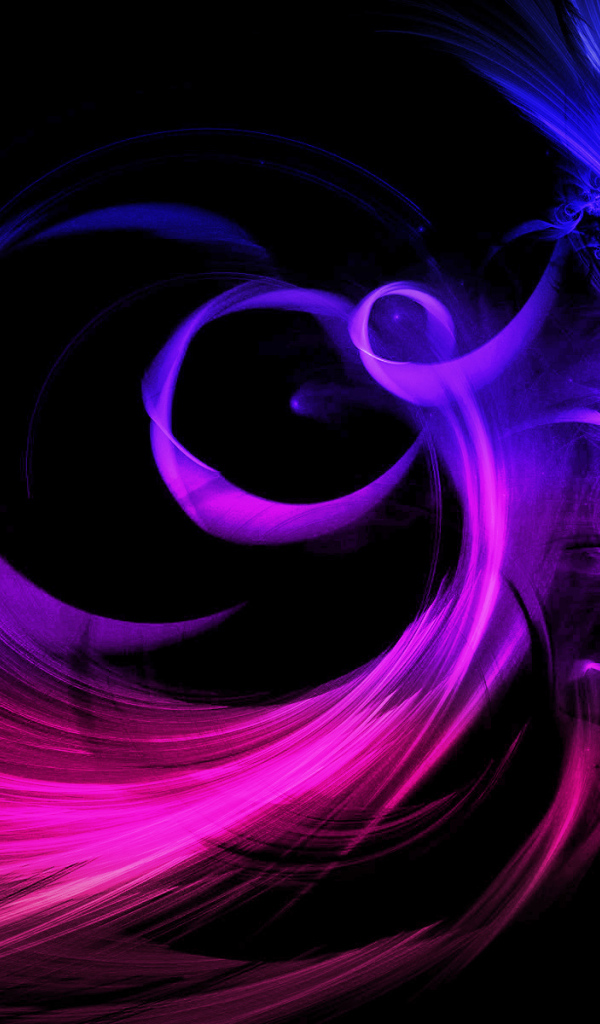 Синий абстрактный рисунок