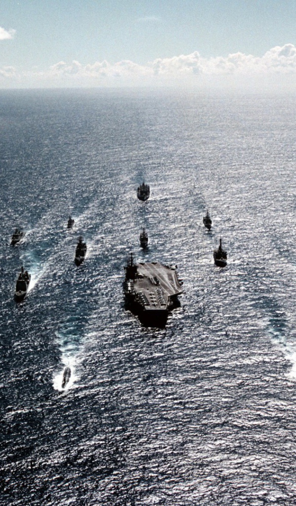 Эскадра военных кораблей