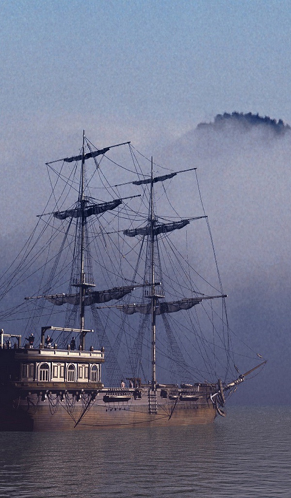 Парусники в тумане