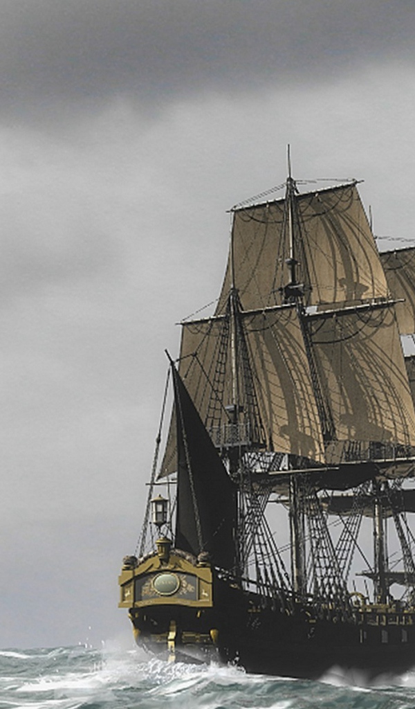 Парусники в море