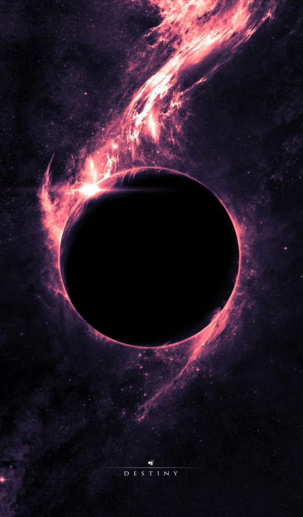 Черная планета закрыла солнце