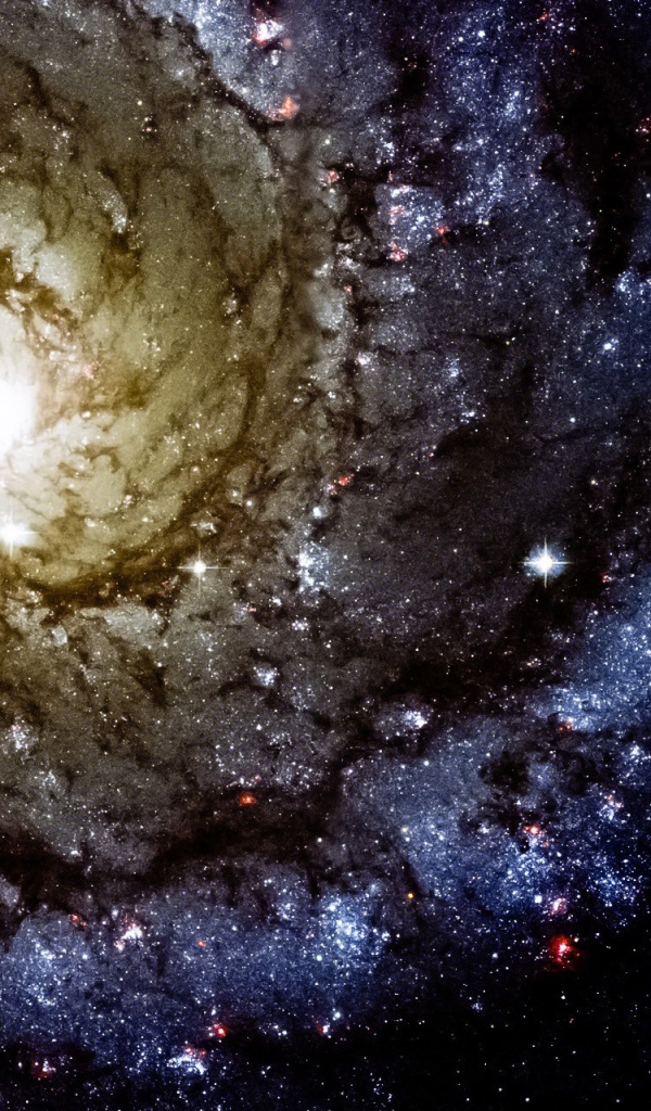 Цветная звездная спираль