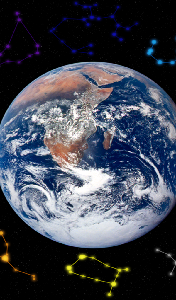 Созвездия вокруг Земли