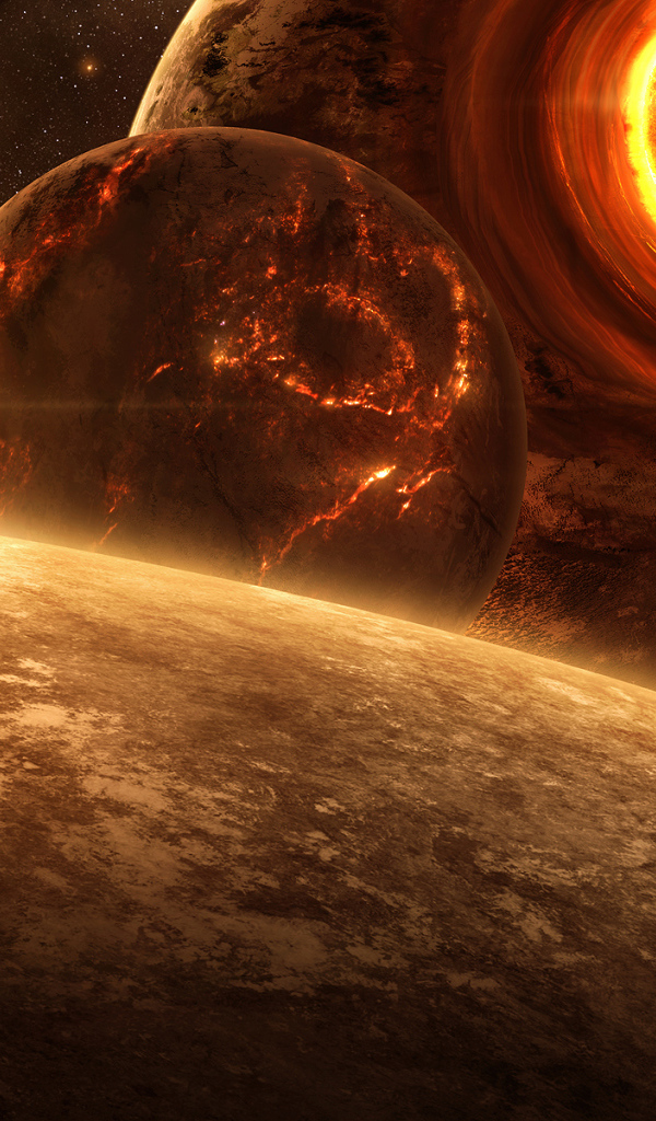 Трещины в планете