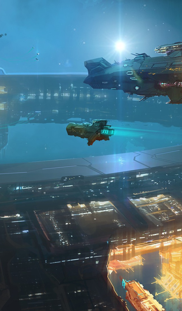 Стыковка с кораблем на орбите