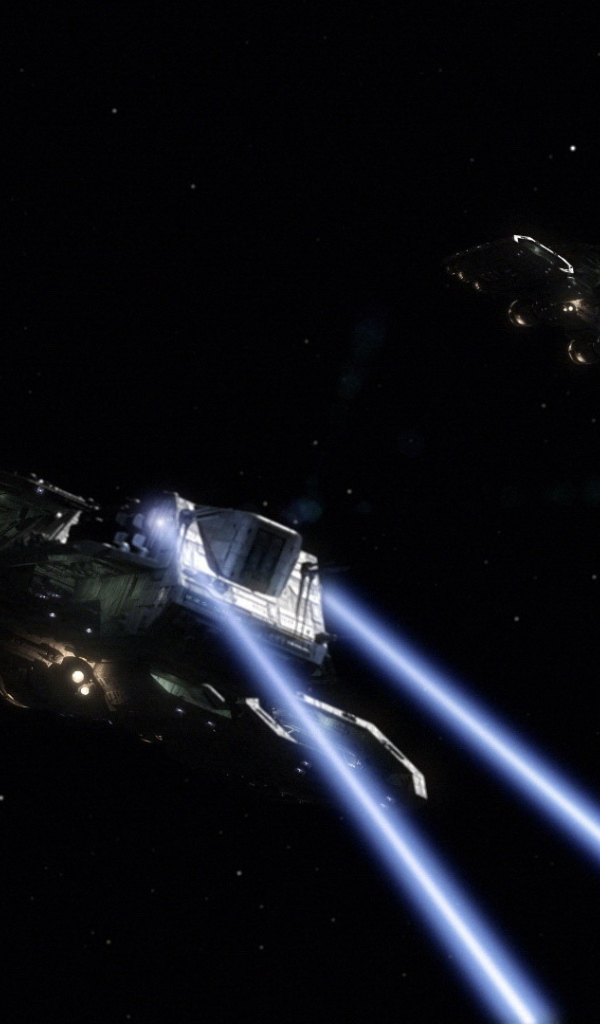 Бой космических кораблей