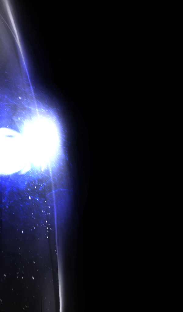 Полет кометы в космосе