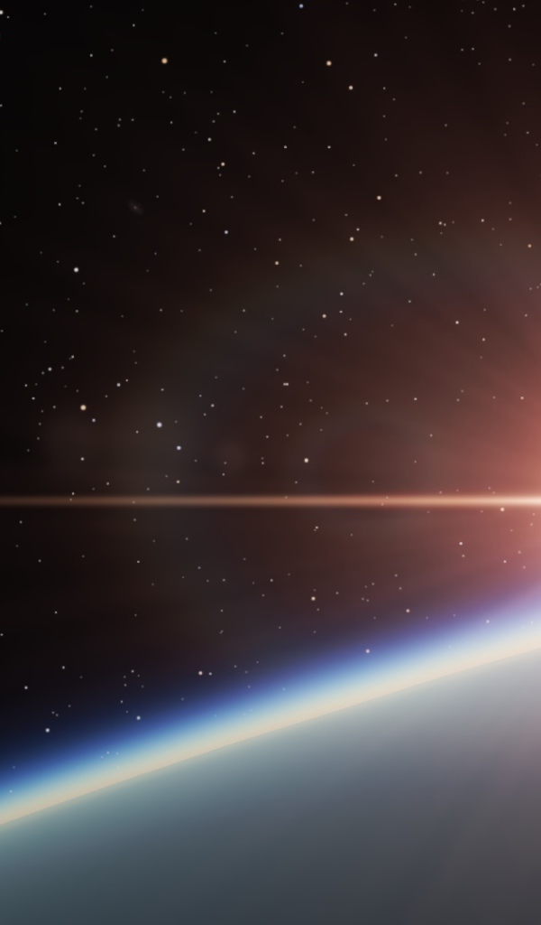 Свечение на чорном фоне