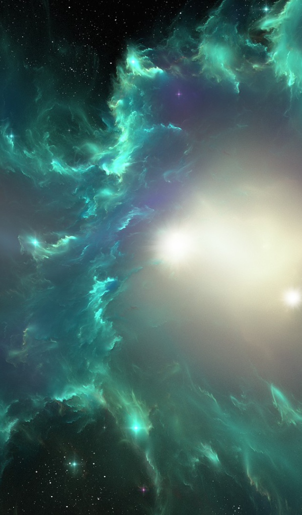 Зеленая огненная туманность