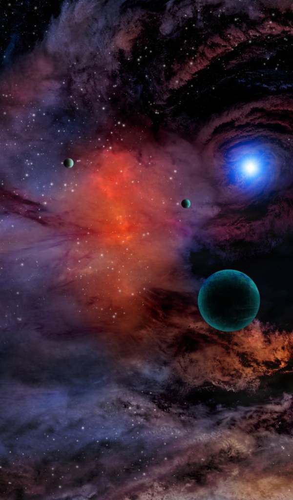 Много планет в спирали