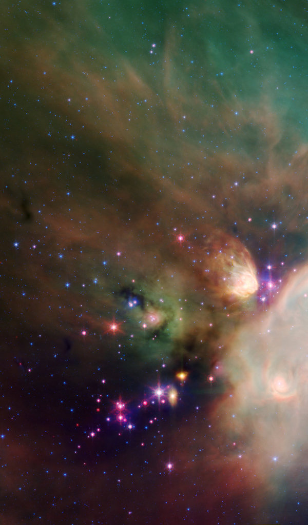 Туманность в созвездии змееносец