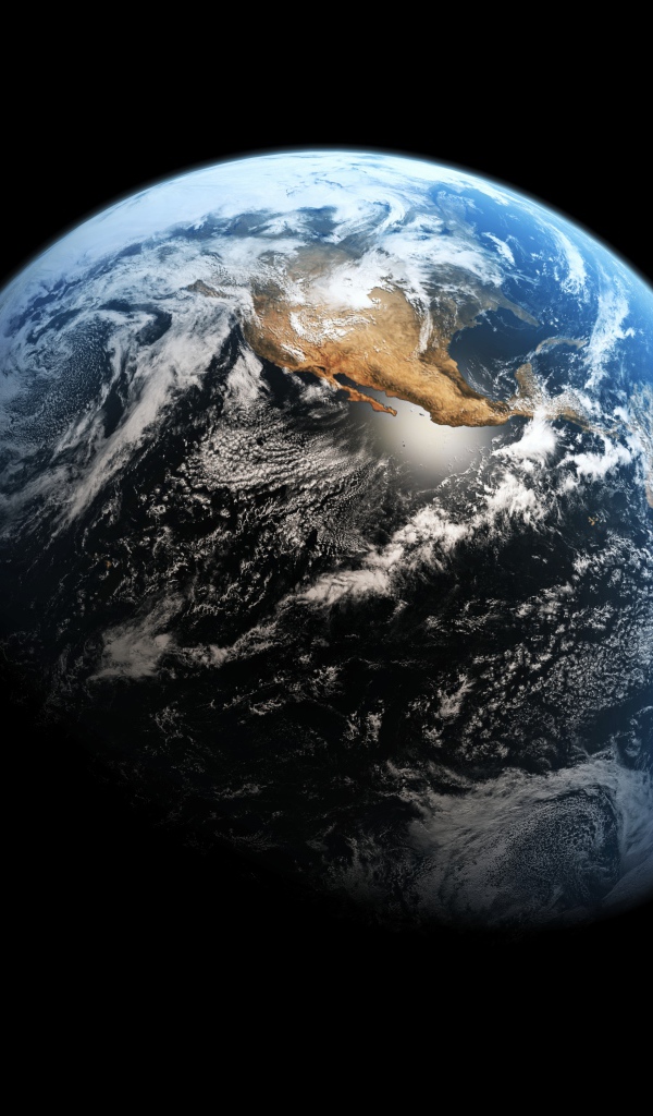 Планета Земля в космосе