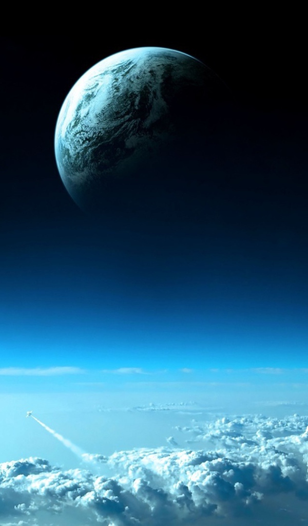 Планета над облаками