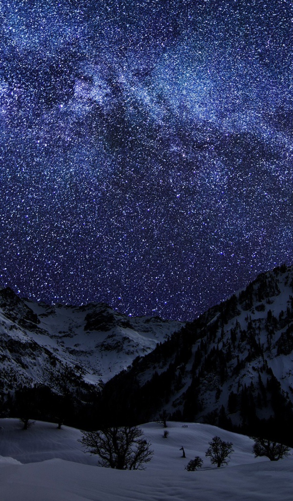 Млечный путь над горами