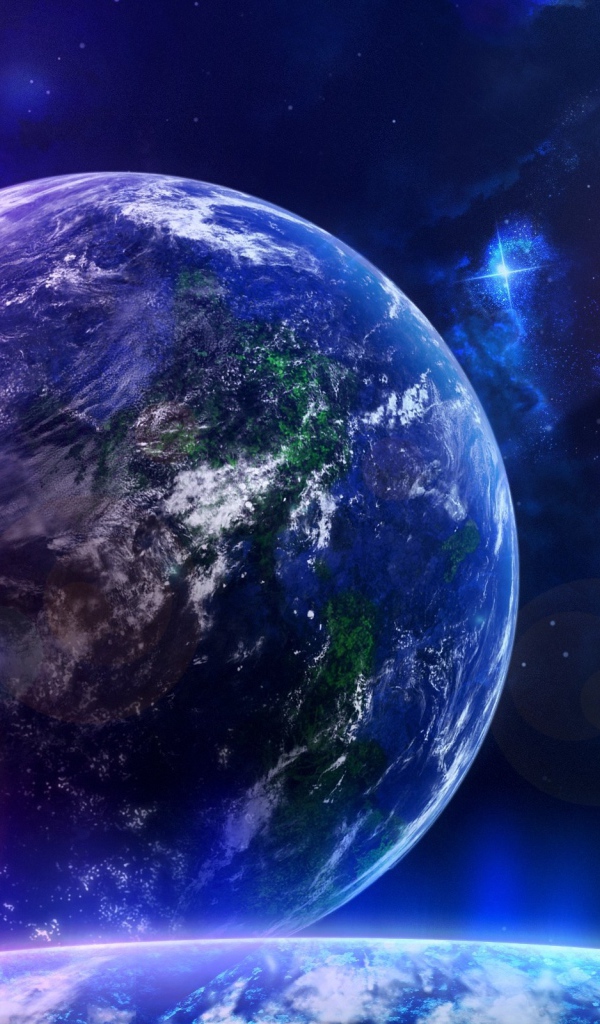 Вид на чужую планету