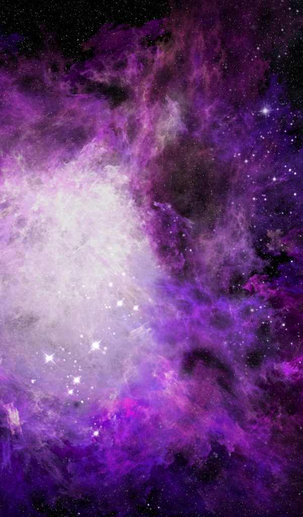 Сиреневая звездная туманность