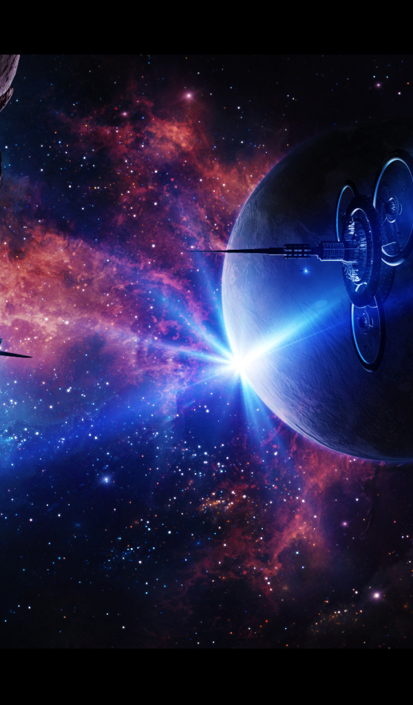 Космические корабли среди астероидов