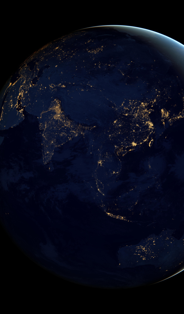 Земля на ночной стороне