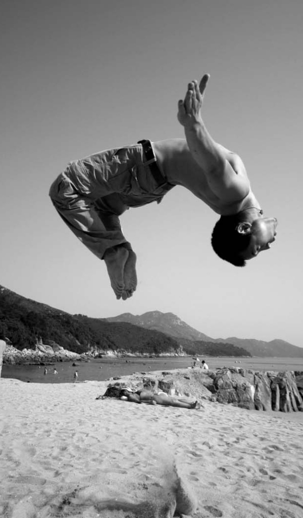 Пляж для паркура