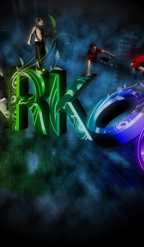 Модное движение паркур