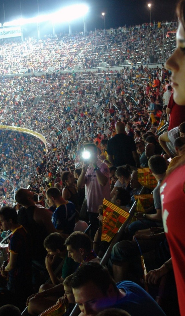 супер заполненный стадион