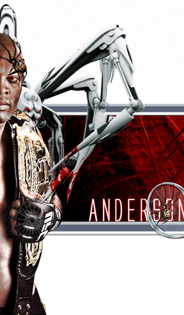 Известный UFC боец Андерсон Силва. Паук