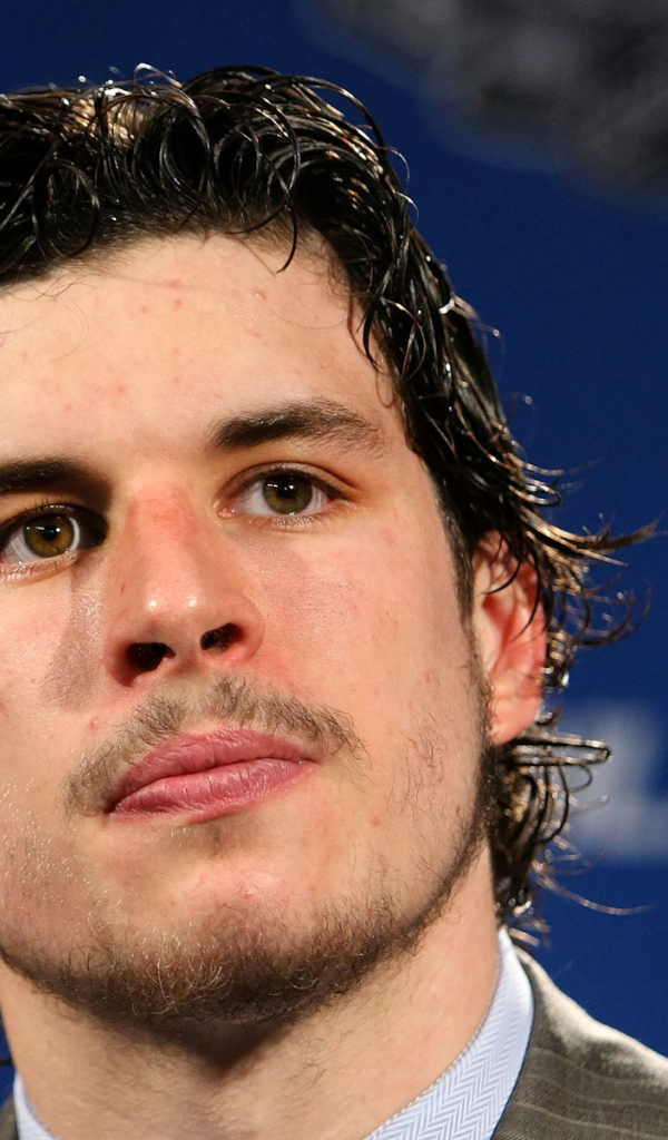 Лучший игрок Питтсбург Сидни Кросби крупным планом