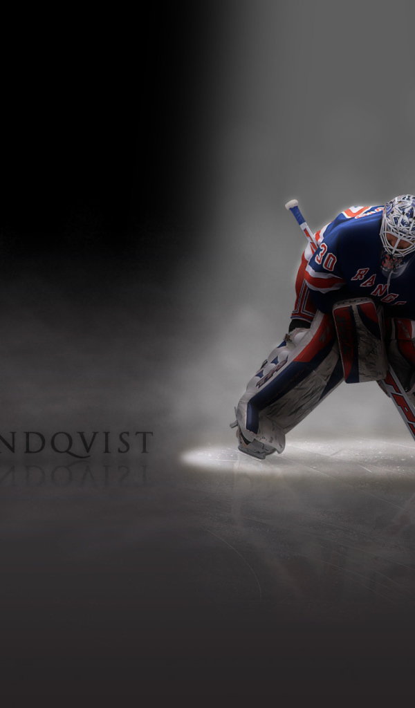 Хенрик Лундквист на льду