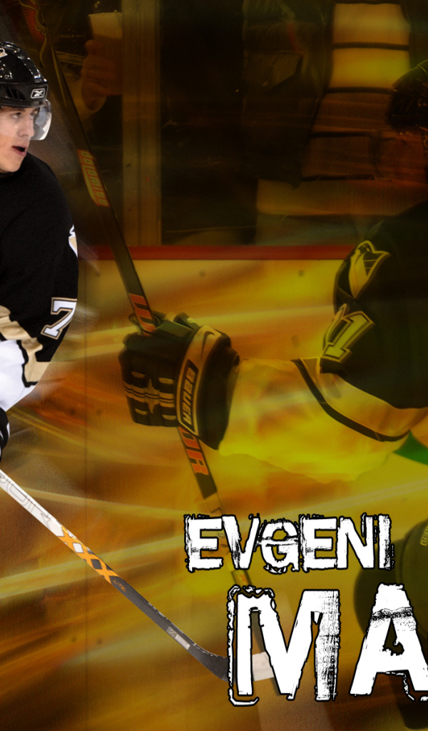 Хоккеист Евгений Малкин