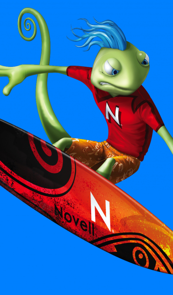 Ящерица серфер