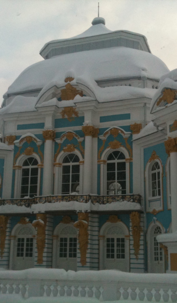 Snow in St. Petersburg