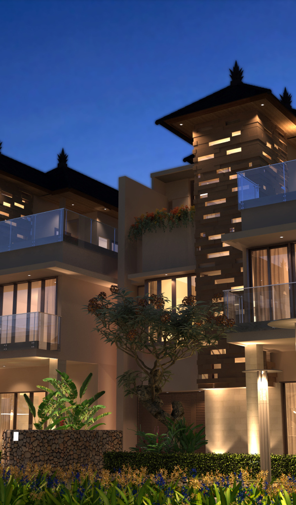 Жилой дом на курорте Бали