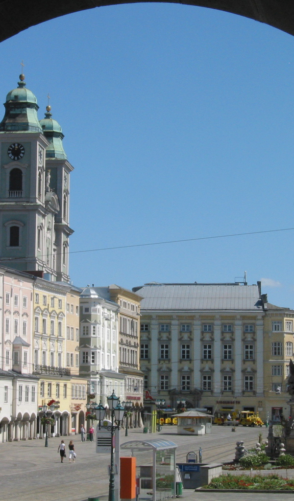 Арка в городе Линц, Австрия
