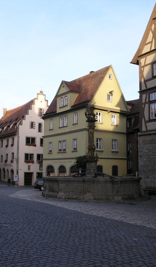 Площадь в городе  Зальцбург, Австрия
