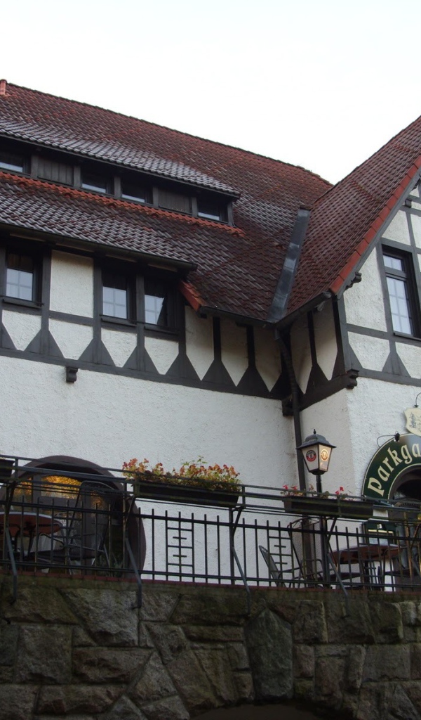 Кафе в городе Лэнгенфельд, Австрия