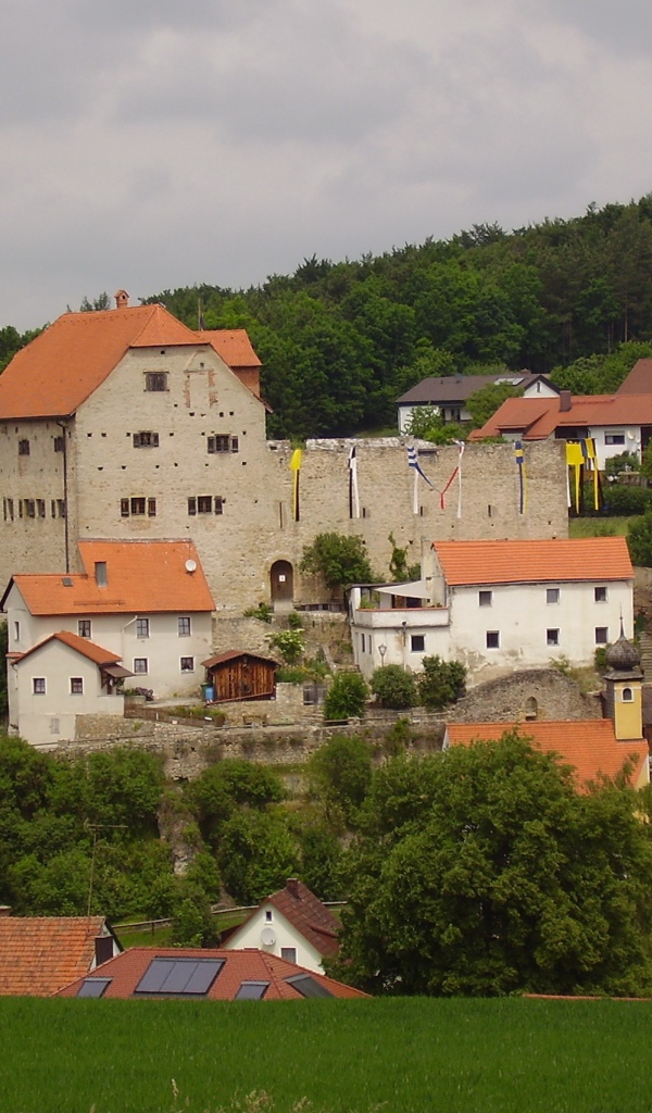 Замок в городе Лэнгенфельд, Австрия