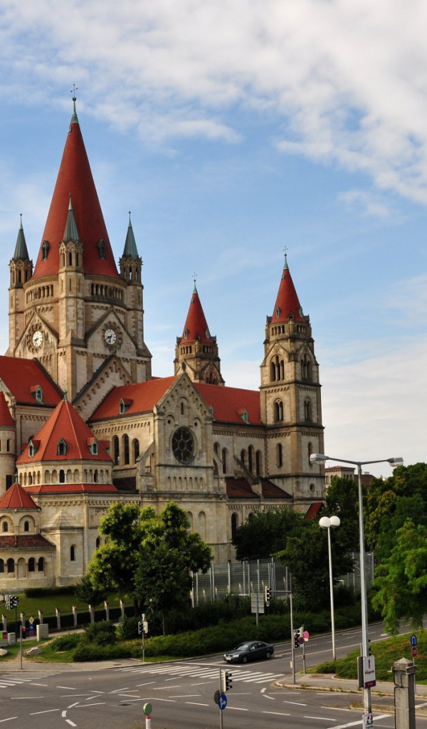 Собор в городе Вена, Австрия