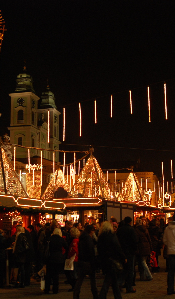 Рождество в городе Линц, Австрия