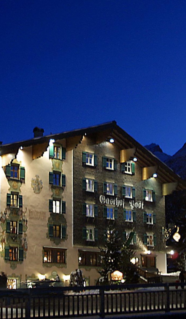 Рождество на горнолыжном курорте Лех, Австрия