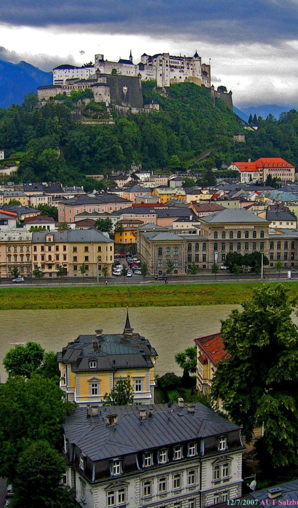 Крепость в городе  Зальцбург, Австрия