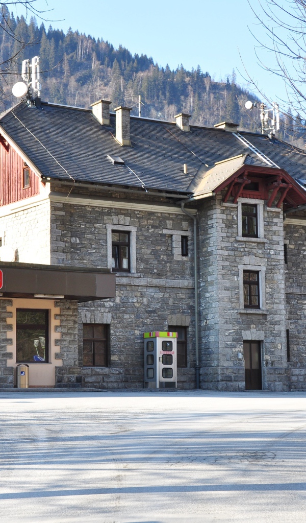 Старинное здание на курорте Бад Хофгастайн, Австрия