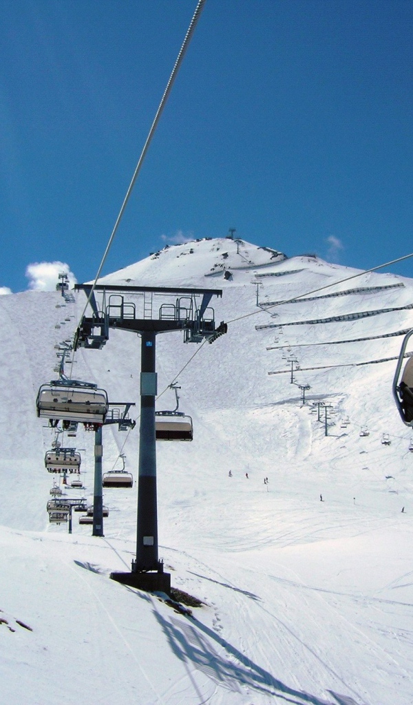 Подъемник на горнолыжном курорте Ишгль, Австрия