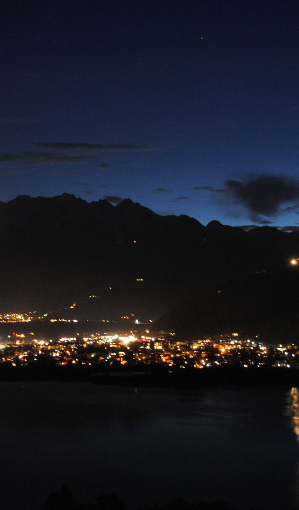 Ночь на курорте Цель-ам-Зее, Австрия